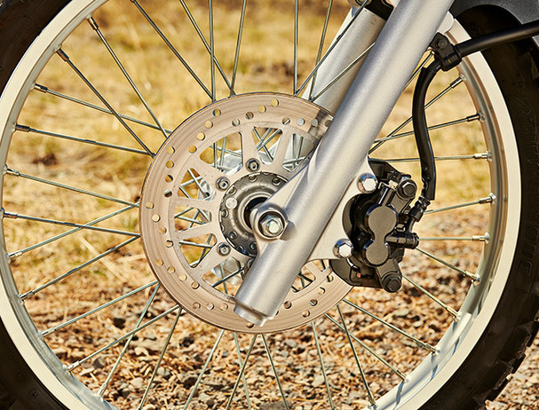 Yamaha XT250 rear disc brakes